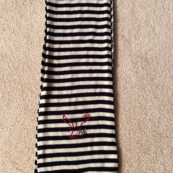 Striped Woven American Eagle Scarf - Picture 3 of 4